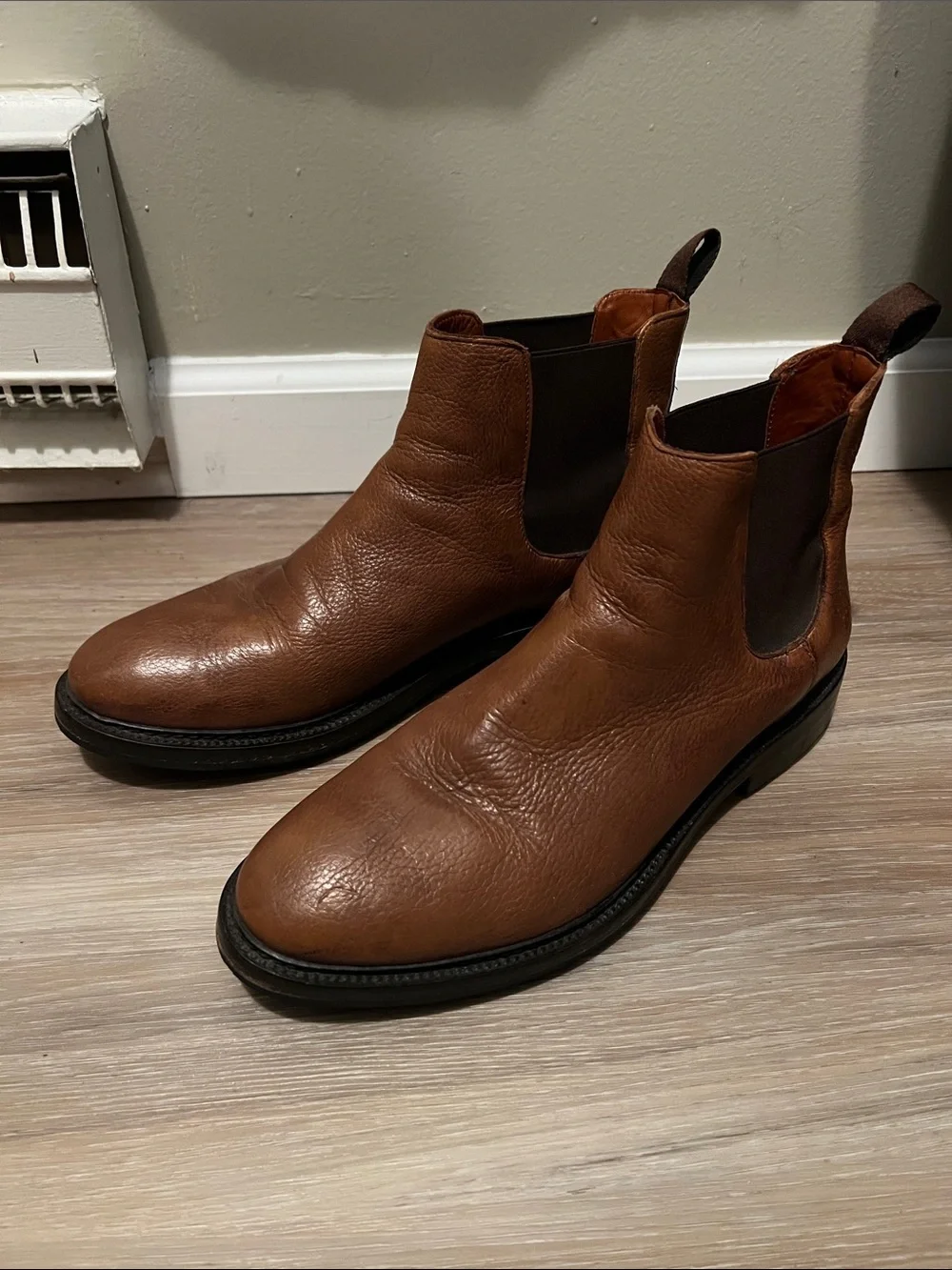 Frye Men's Brown Leather Chukka Chelsea Boots